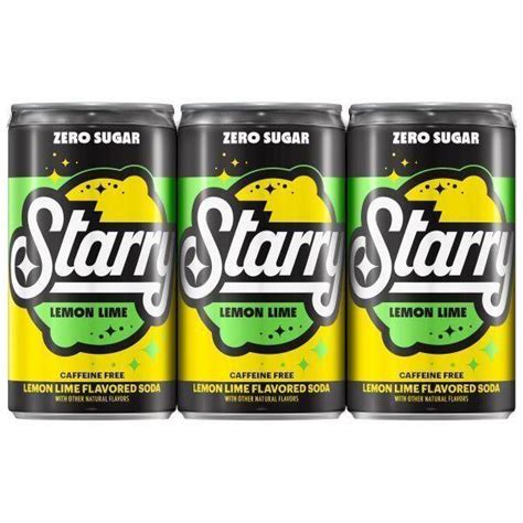 Starry Lemon Lime Zero Sugar Soda 6 Pack 7 5oz Cans Products Lowes