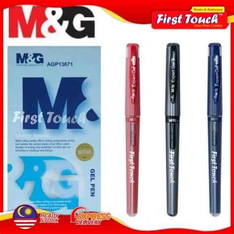 M G Expert Gel Pen Agp Agp Mm Mm Black Blue