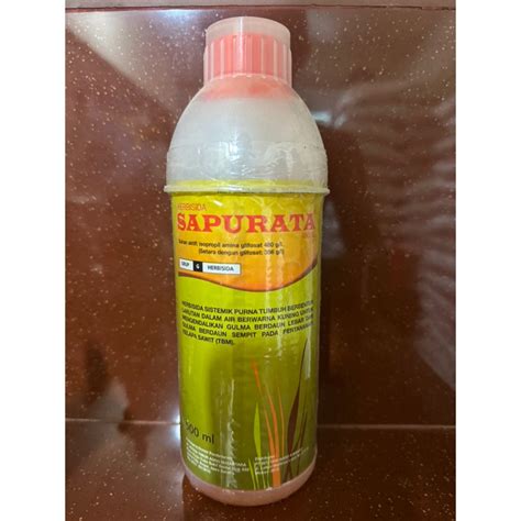 Jual Herbisida Sapurata 480SL Racun Rumput Glifosat Sistemik Kemasan