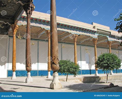 Arcade Baha Ud Din Naqshband Complex In Boukhara Stock Afbeelding