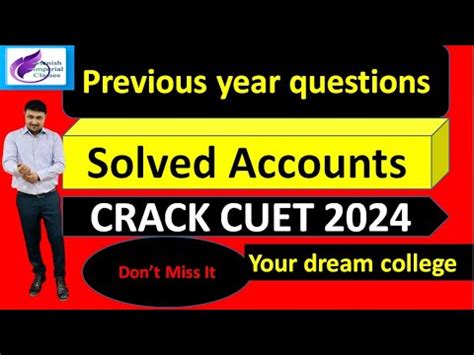 Accountancy CUET Preparation CUET UG 2024 Accountancy Classes CUET