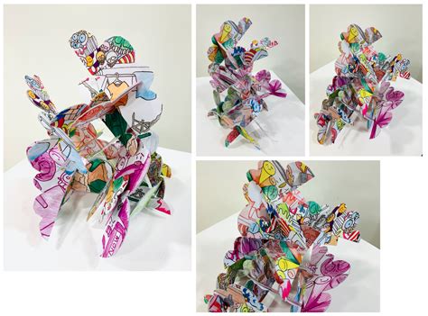 Additive Card Sculpture