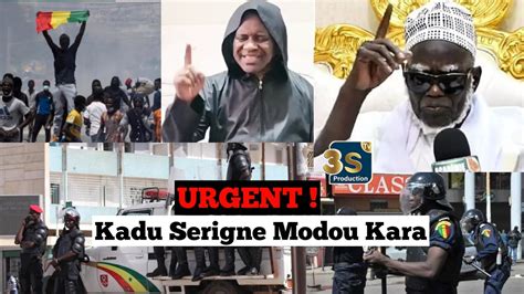 Urgent Kadu Serigne Modou Kara Jeum Ci Rewmi Ki Wara Wax Serigne