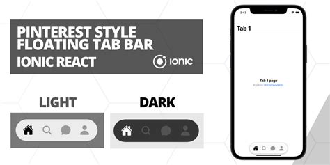 Github Alanmontgomery Ionic Pinterest Floating Tab Bar An Example Of