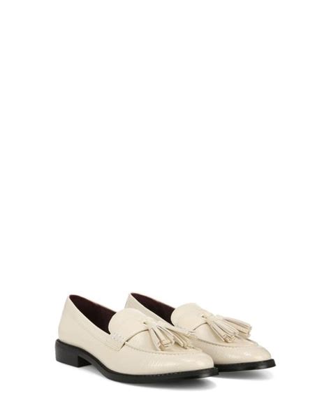 Franco Sarto Carolynn Tassel Loafer In Natural Lyst