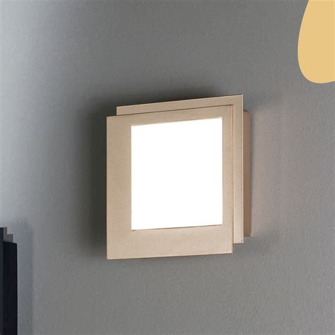 Lámpara de pared en metal y acrílico con LED moderno