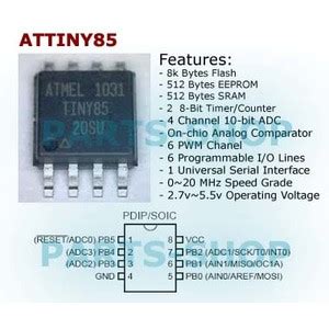 Jual Attiny Su Attiny Attiny Tiny Atmel Avr Smd Ic