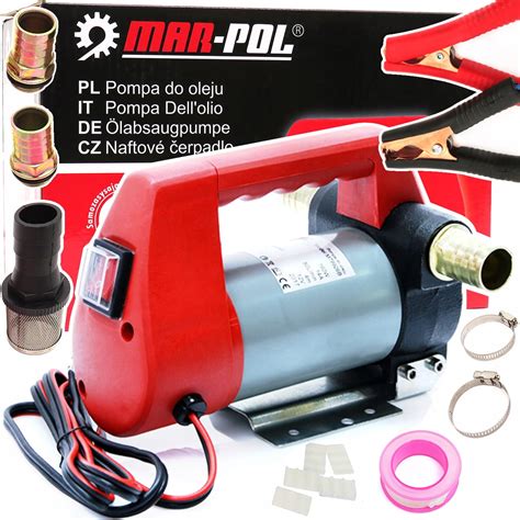 POMPA DO SPUSZCZANIA PALIWA ROPY OLEJU 12V POMPKA 160W M79926B Za 101