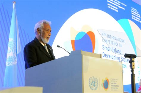 Xanana Gusmão Prime Minister of Timor Leste 4th SIDS Conference