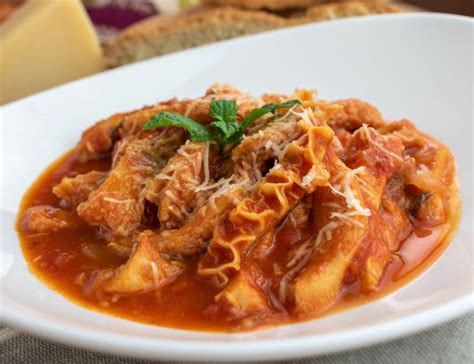 Italian Tripe Recipe Roman Style With Beef Tripe And Tomato Sauce