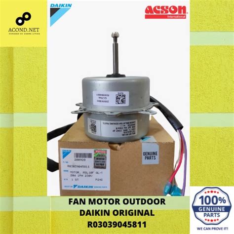 Rv Fv M Sl Rv Abv M Sl Daikin York Acson Outdoor Fan Motor