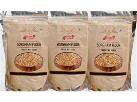 SAMBHOJANAM Best Quality Jowar Atta 2700 Gm Sorghum Flour 900gm Each