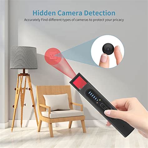 WRIGGY Hidden Camera Detector Pocket Sized Anti Spy Bug Sweeper