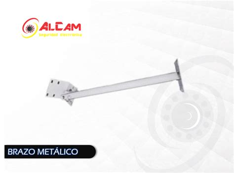 Brazo Metalico Cctv Metro Max Cm Minimo Alcam Seguridad