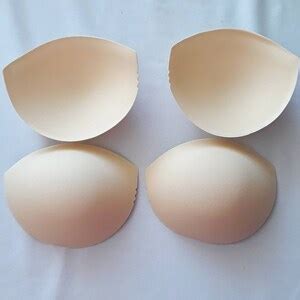 Bikini Cups Bikini Top Nude Tan Color Oval Bikini Pads For Etsy
