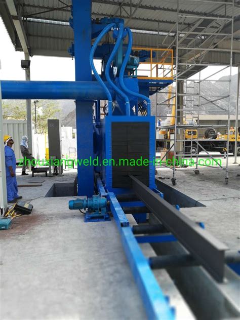 H Beam Shot Blasting Machine For Steel Structure And Plate Shot