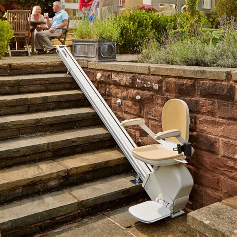 Platinum Horizon Plus Outdoor Stair Lift for Straight Stairways