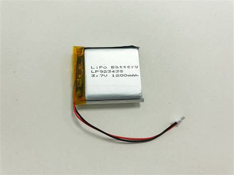 Popular LiPo Battery LP923438 3.7V 1200mAh 4.44Wh