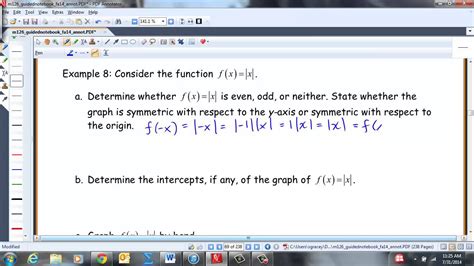 24 Library Of Functions Piecewise Defined Functions Youtube