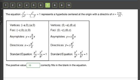 The Equation Represents A Hyperbola Centered At The Origin With A