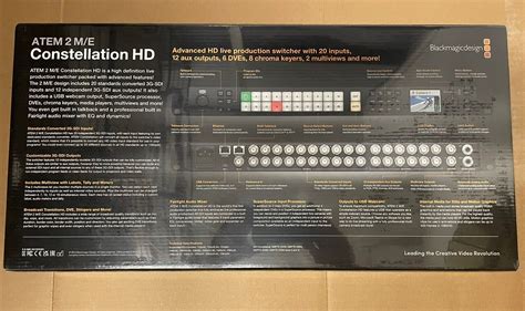 Blackmagic Design Atem M E Constellation Hd Ebay