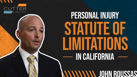 What Is The California Statute Of Limitations For Personal Injury