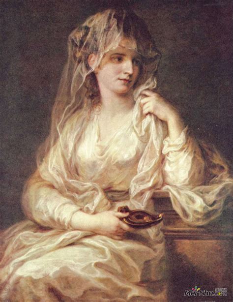 安吉莉卡考夫曼 Angelica Kauffman 高清作品 Portrait of a Woman as a Vestal Virgin