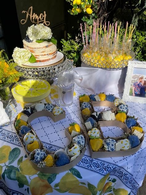 Italian Bridal Showers Yellow Bridal Showers Lemon Themed Party