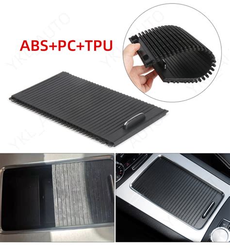 Center Console Roller Blind Cover Black Fit For Mercedes Benz X Glk