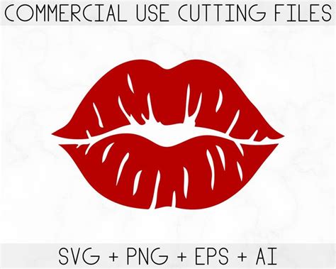 Lips Svg Red Lips Svg Kiss Svg American Lips Svg Kiss Design