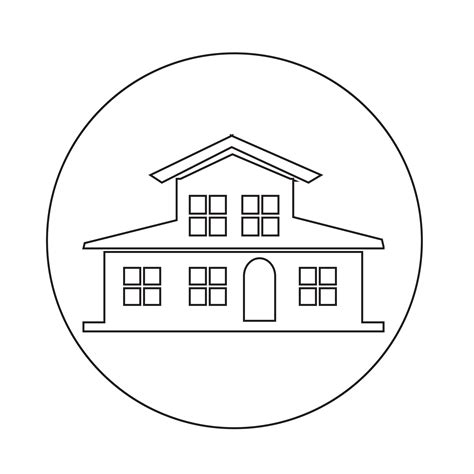 Country House Icon 564535 Vector Art At Vecteezy
