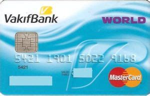 Bank Card VakıfBank WORLD VakifBank Türkiye Turkey Col TR MC 0173