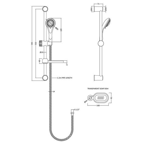 Nuie Curved Chrome Slide Rail Kit Discount Prices