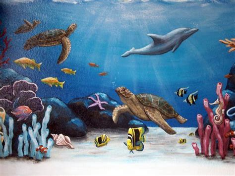 Pin By Lenny Carrasquillo On Ideas Para Pintar Casa Ocean Mural Sea