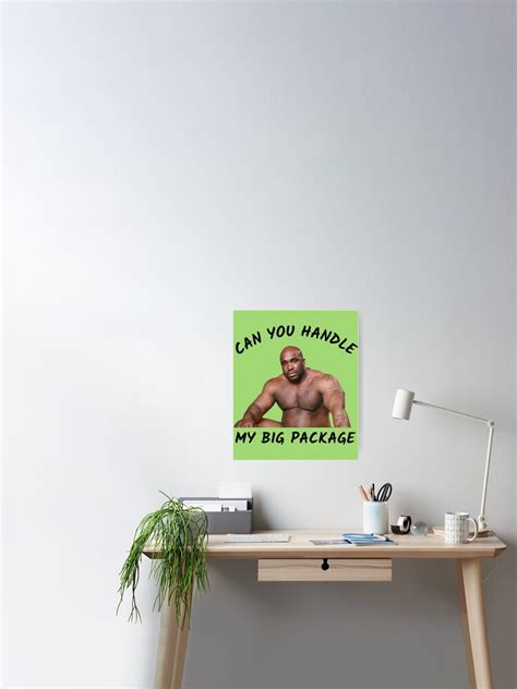 Big Dick Black Guy Meme Barry Wood Poster For Sale By Flookav Redbubble