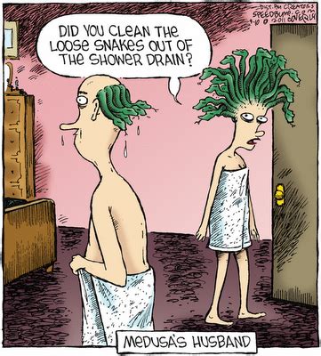 ~ Medusa Humor | Halloween funny, Funny cartoon pictures, Funny images laughter