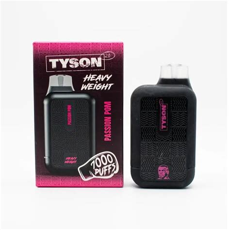 Tyson 2 0 Heavyweight Passion Pom Disposable Vape 7000puffs 10pcs