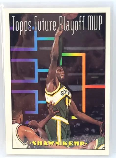 Shawn Kemp 1993 94 Topps Shawn Kemp Seattle Supersonics 202 Eur 13 61 Picclick Fr