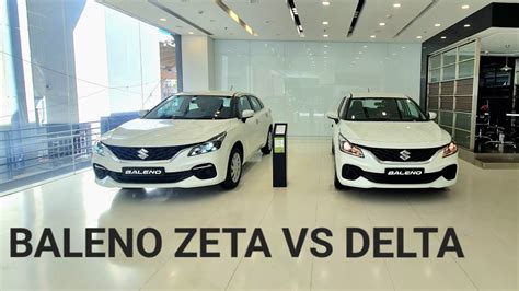 Baleno Zeta Vs Delta Feature Differences In Detail Youtube