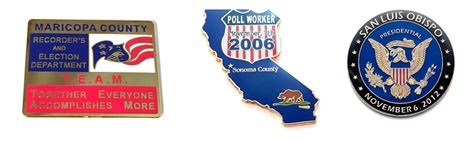 Political Pins Campaign Election Custom Lapel Pins