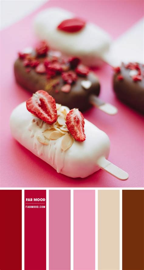 Red Pink And Chocolate Brown Color Scheme Color Palette Color