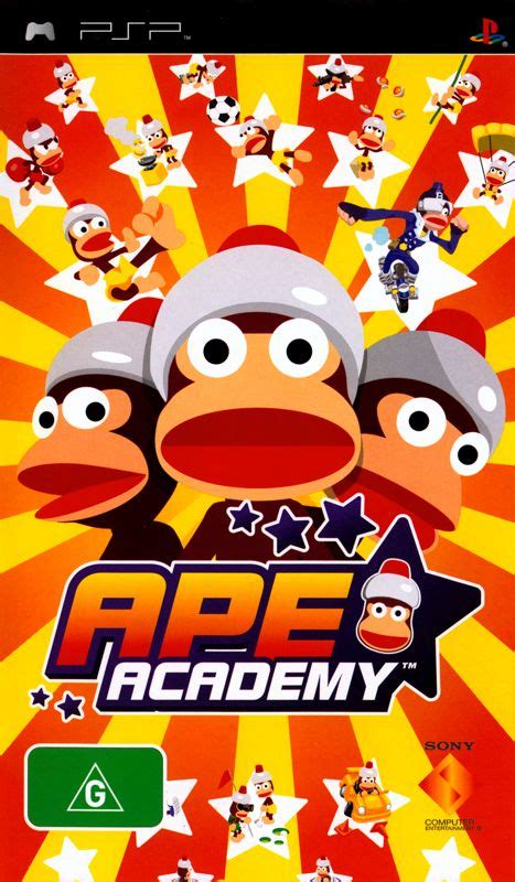 Ape Escape Academy 2004 PSP Box Cover Art MobyGames