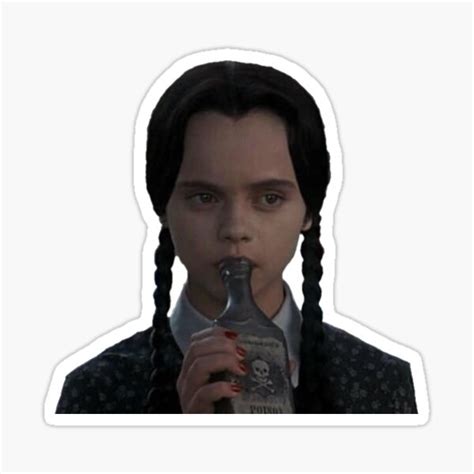 Wednesday Adams Stickers Redbubble