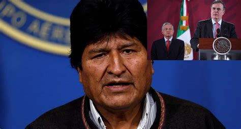 Evo Morales Acepta Asilo Pol Tico Ofrecido Por M Xico Changoonga