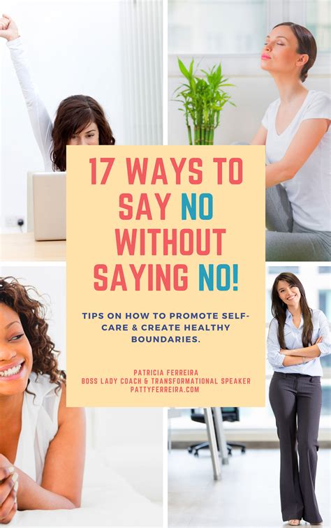 Patricia Ferreira Professional 17 Ways To Say No Without Saying No