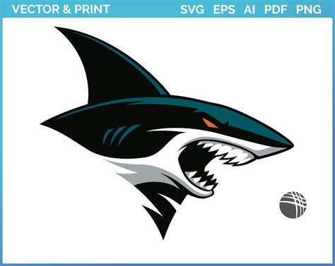 San Jose Sharks Alternate Logo Hockey Sports Vector Svg Logo