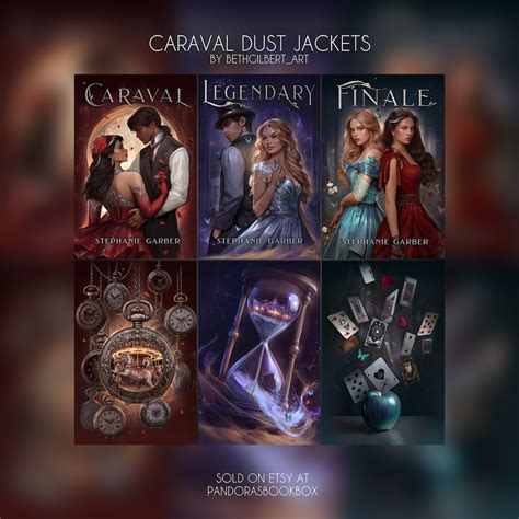 Caraval Complete Jackets Set Stephanie Garber Caraval Legendary Finale