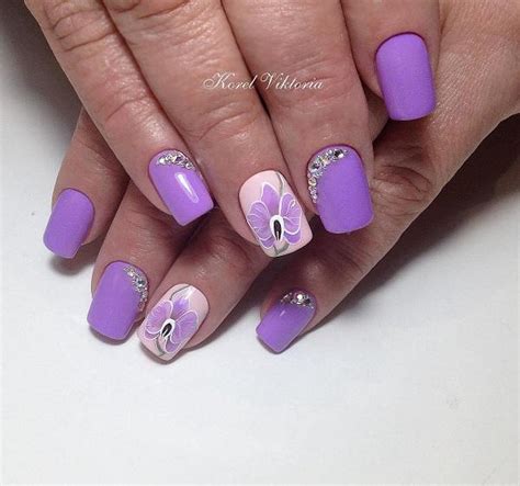 45 Purple Nail Art Designs Art And Design