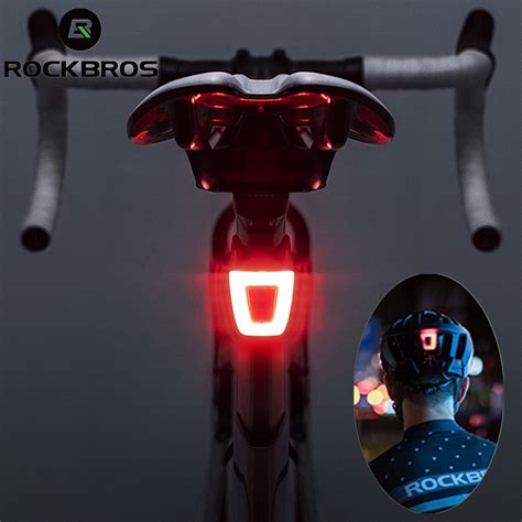 Rockbros Luz Traseira Prova D Gua Aviso Traseiro Mtb De Bicicleta De