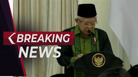 BREAKING NEWS Wapres Ma Ruf Amin Resmikan Peluncuran Ruang Amal